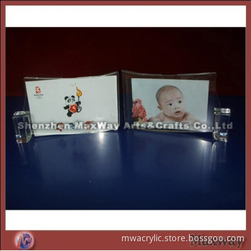 Equisite Modern High Transparency Cambered Acrylic/PMMA Prints/Picture/Photo/Card Holder/Frame/Stand